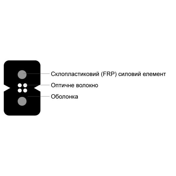 Купити Подвісний оптичний кабель FinMark FTTH001-SM-01