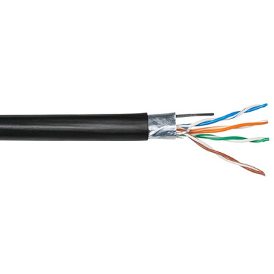 Купити Кабель вита пара Step4Net UTP cat 5E 305м=1 бар (0,51мм) CCA outdoor-M зовнішній, самонесучий