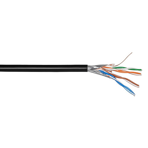 Купити Кабель вита пара DCG FTP CAT5E 4P 0,50мм CCA PE B 305m зовнішній