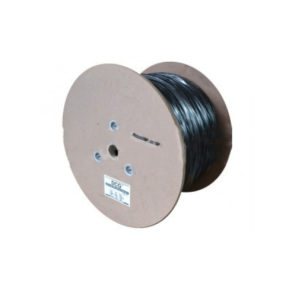 Купить Кабель витая пара DCG UTP cat 5E 4PR (0,50мм) CCA PE-M B 305м=1 бхт. наружный самонесущий