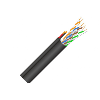 Купить Кабель витая пара FinMark UTP CAT5e 4P 24AWG-2x0.75 power 305m внешний