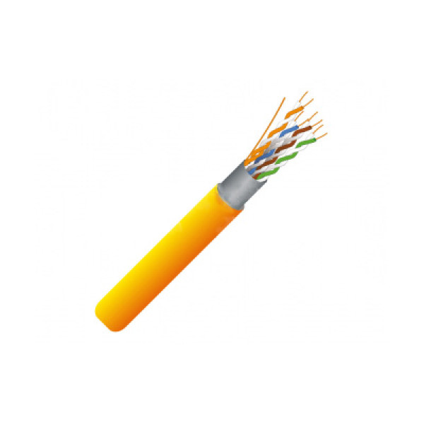 Купить Кабель витая пара FinMark FTP CAT5e 4P 24AWG LSZH оранжевый 305m внутренний