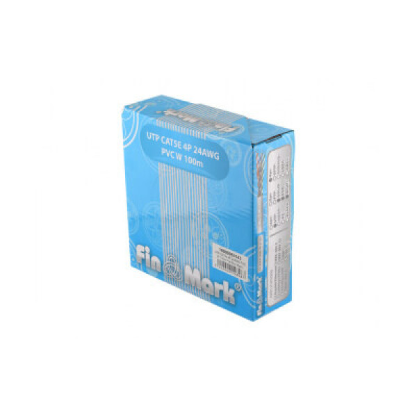 Купить Кабель витая пара FinMark UTP CAT5e 4P 24AWG 100m внутренний