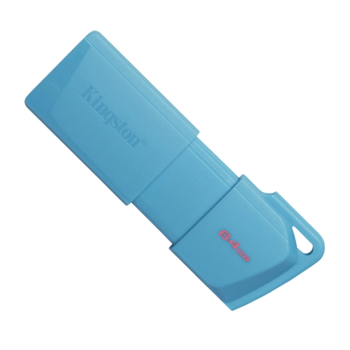 Купити Флеш-драйв KINGSTON USB 3.2 DT Exodia M 64GB Aqua Blue (KC-U2L64-7LB)