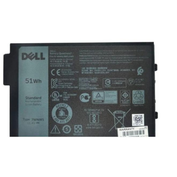 Купити Аккумулятор для ноутбука Dell Latitude 54247WNW1, 51Wh(4342mAh), 3cell, 11.4V, Li-ion (A47716)