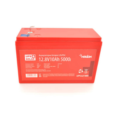 Купить Литий-железо-фосфатный аккумулятор Merlion LiFePO4 12.8V 10AH (4S3P/BMS-10A), (151x99x99), 1,15kg for UPS, до 5000 циклов, Q12