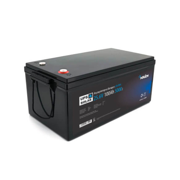 Купити Літій-залізо-фосфатний акумулятор Merlion LiFePO4 25.6V 100AH ​​(8S2P/BMS-100A), (522x238x225), до 5000 циклів