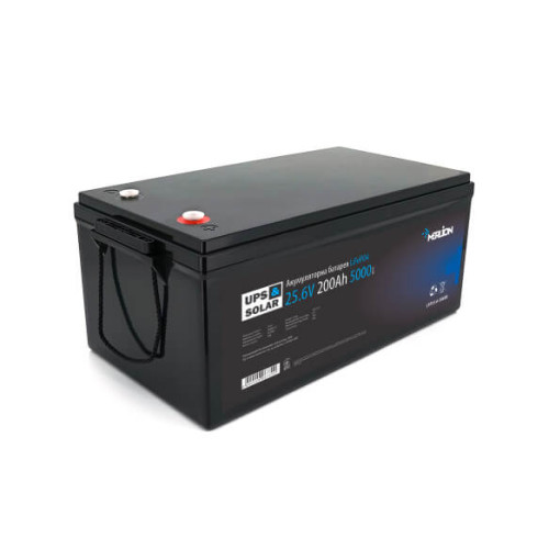 Купить Литий-железо-фосфатный аккумулятор Merlion LiFePO4 25.6V 200AH (8S1P/BMS-100A), (522x268x218), 35kg до 5000 циклов