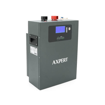 Купить Аккумуляторная батарея AXPERT LiFePO4 25.6V 100Ah, 2,56kWh, BMS100A, CAN2.0/RS232/RS485, 6000 cycles 300x148x420 23,5 kg