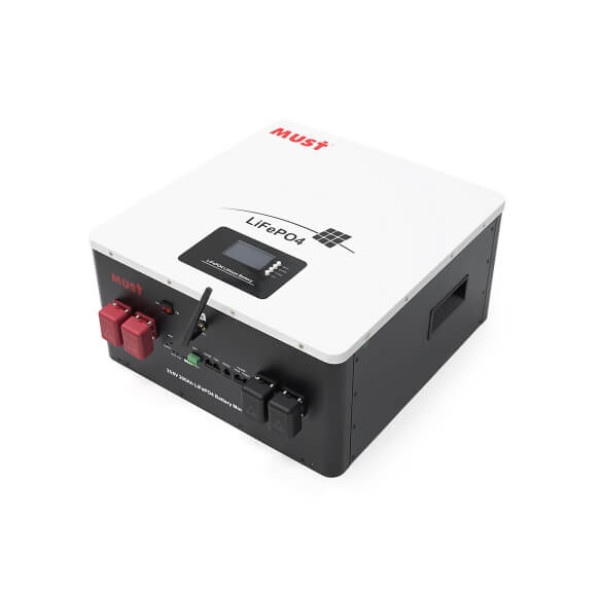 Купити Акумуляторна батарея Must LiFePO4 LP16-24200 25.6V 200Ah, 5,12kWh, BMS100A@8S, CAN2.0/RS232/RS485, 6000 cycles, 486x442x250,44kg
