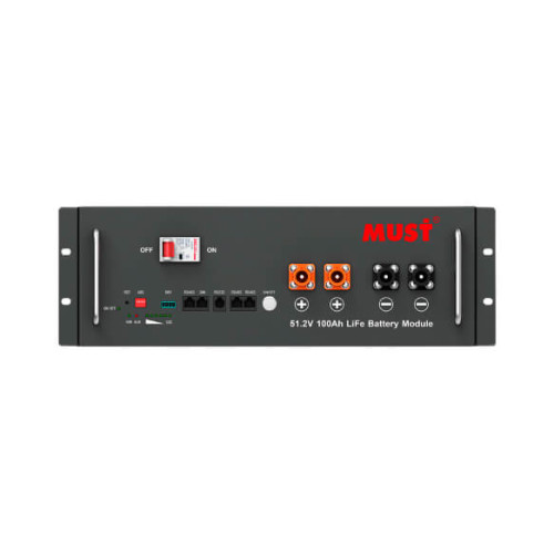 Купити Акумуляторна батарея Must LiFePO4 51.2V 100Ah, (482 x 480 x 133), 44kg монтаж у стійку