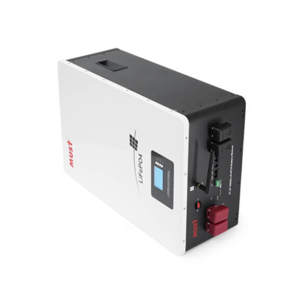 Купити Акумуляторна батарея Must LiFePO4 LP16-48200 51.2V 200Ah, 10,24kWh, BMS100A@16S, CAN2.0/RS232/RS485, 6000 cycles, 625x442x250, 80kg