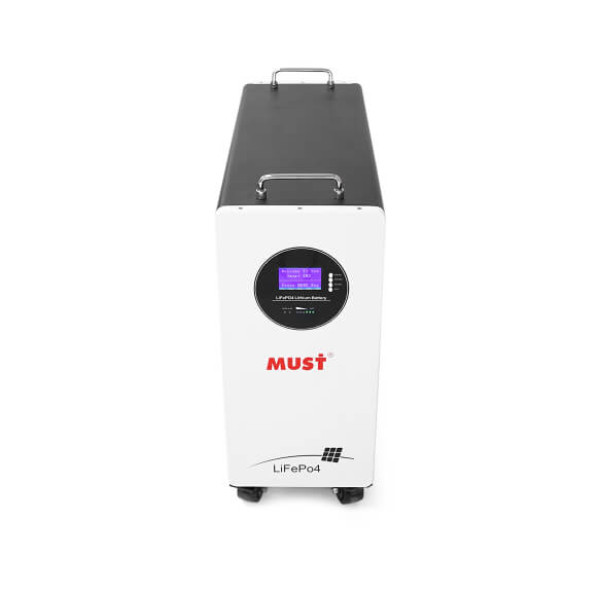 Купити Акумуляторна батарея Must LiFePO4 LP21-48300 51.2V 300Ah 15,36KWh BMS200A@16S, CAN2&RS232&RS485,WI-FI,IP21 6000 cycles 733*260*635mm, 120KG