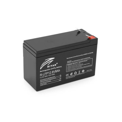 Купить Аккумуляторная батарея Ritar LiFePO4 12,8V 8Ah BMS4A@4S (150 x 65 x 95 (100) ) 1.0kg Q10