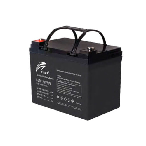 Купити Акумуляторна батарея Ritar LiFePO4 12,8V 30Ah 384Wh BMS15@4S ( 195 x 155 x 130 ) Q1