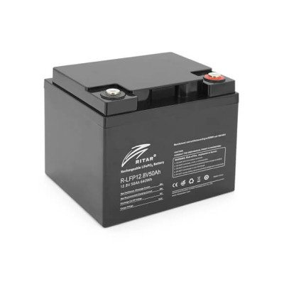 Купить Аккумуляторная батарея Ritar LiFePO4 12,8V 50Ah 640Wh BMS25@4S (198х166х169 мм), 6.5kg Q2