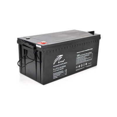 Купити Акумуляторна батарея Ritar LiFePO4 12,8V 300Ah 3840Wh BMS100@4S( 522 х 240 х 219 (224) ) Q1
