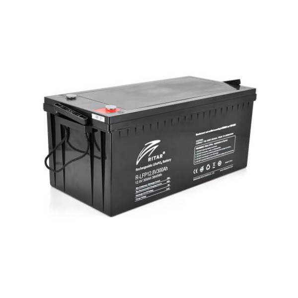 Купить Аккумуляторная батарея Ritar LiFePO4 12,8V 300Ah 3840Wh BMS100@4S ( 522 х 240 х 219 (224) ), 32kgQ1