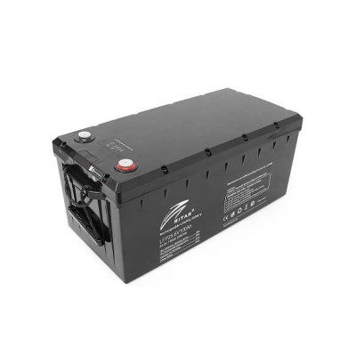 Купить Аккумуляторная батарея Ritar LiFePO4 25,6V 100Ah с Bluetooth, CAN/RS485, 2560Wh BMS100A@8S ( 522 х 240 х 219 (224) ), 25kg Q1