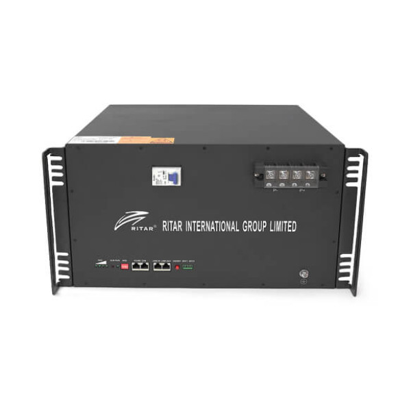 Купить Аккумуляторная батарея Ritar LiFePO4 51.2V 150Ah 7680Wh BMS100A@16S для монтажа в стойку ( 495 x423 х 265 ) , 74,6kg Q1
