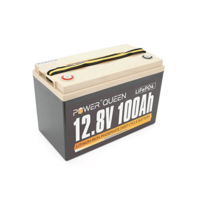 Купити Акумуляторна батарея LiFePO4 Power Queen 12.8V 100Ah, 1280Wh, BMS 100A, 330*170*220мм