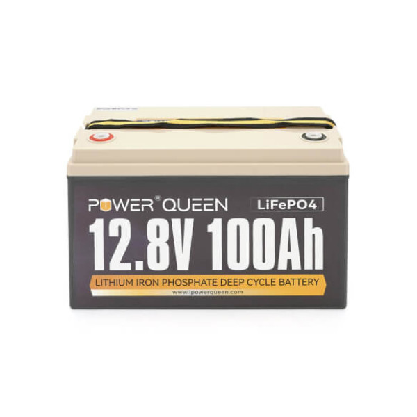 Купить Аккумуляторная батарея LiFePO4 Power Queen BASIC 12.8V 100Ah, 1280Wh, BMS 100A, 330*170*220мм