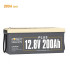 Купить Аккумуляторная батарея LiFePO4 Power Queen 12.8 V 200Ah , 2840Wh, BMS 150A, 522*240*218 мм