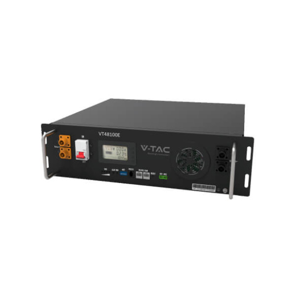 Купить Аккумуляторная батарея(рековая) V-TAC CEI-021 LiFePO4 5.12kWh 100Ач,(100/100A) 445*400*130,41kg