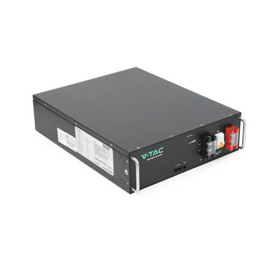 Купить Аккумуляторная батарея(рековая) V-TAC VT-51201-B LiFePO4 5.12kWh 100Ач,(100/100A) 445*400*130,41kg