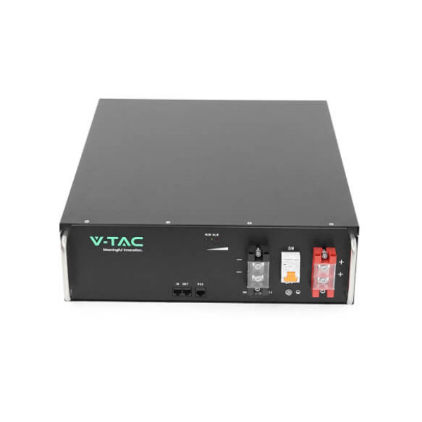 Купить Аккумуляторная батарея(рековая) V-TAC VT-51201-B LiFePO4 5.12kWh 100Ач,(100/100A) 445*400*130,41kg