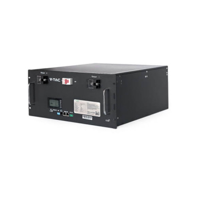 Купить Аккумуляторная батарея V-TAC LiFePO4 48V 200Аh 9,6kWh,(100/100A) 445x244x500mm, 78kg