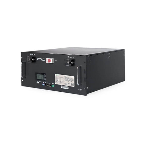 Купить Аккумуляторная батарея V-TAC LiFePO4 48V 200Аh 9,6kWh,(100/100A) 445x244x500mm, 78kg