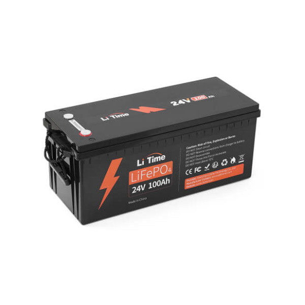Купить Аккумуляторная батарея Li-TIME LiFePO4 25.6V 100Ач 2560Wh (100/100A) 532*207*215мм, 20.41кг