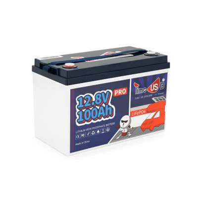 Купить Аккумуляторная батарея LiFePO4 Timeusb 12.8V 100Ah Pro, 1280Wh, BMS 100A, 260*168*210мм