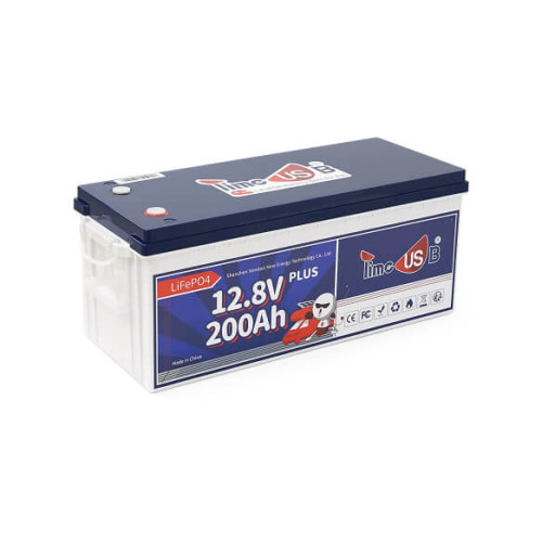 Купить Аккумуляторная батарея LiFePO4 Timeusb 12.8V 200Ah Plus, 2560Wh, BMS 200A, 532*207*216мм