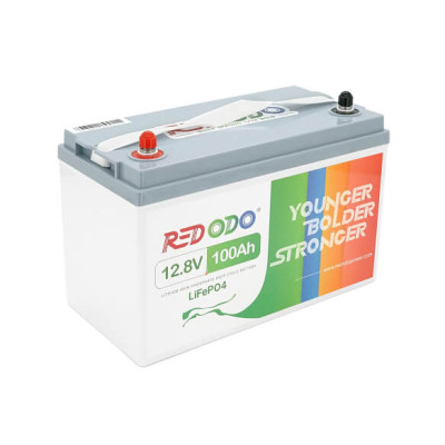 Купити Акумуляторна батарея LiFePO4 Redodo 12V 100Ah Self-heating, 1280Wh, BMS 100A, 329*172*214мм