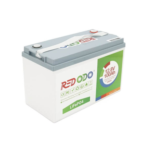 Купити Акумуляторна батарея LiFePO4 Redodo 12V 100Ah Self-heating, 1280Wh, BMS 100A, 329*172*214мм