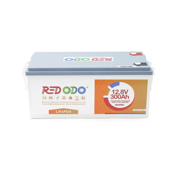 Купить Аккумуляторная батарея LiFePO4 Redodo 12.8V 300Ah , 3840Wh, BMS 200A, 522*240*218мм