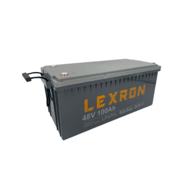Купити Акумуляторна батарея Lexron LiFePO4 48V 100Ah 4800Wh(40/50A)( 522 x 238 x 223), 36kg Q1