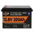 Купить Аккумулятор LP LiFePO4 12V (12,8V) - 200 Ah (2560Wh) (Smart BMS 150А) с BT пластик Уценка