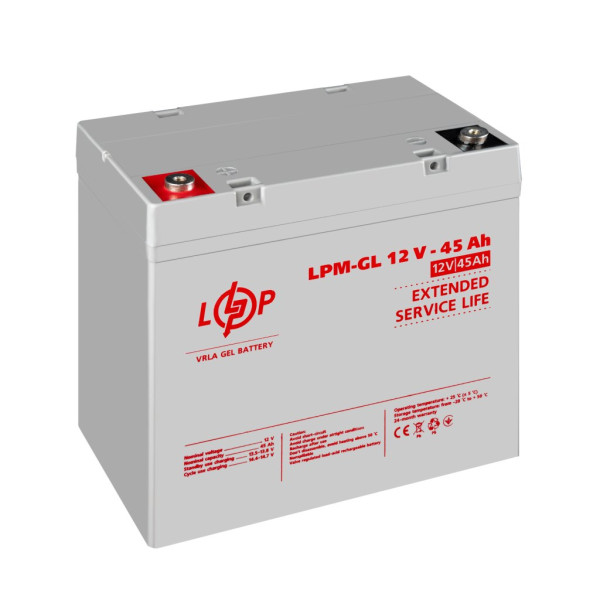 Купити Акумулятор гелевий LPM-GL 12V - 45 Ah