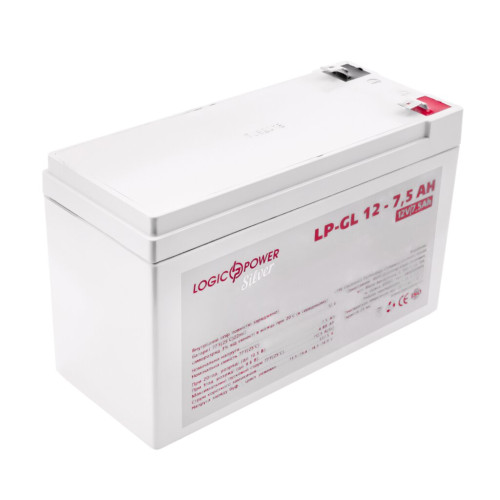 Купити Акумулятор гелевий LP-GL 12V - 7.5 Ah Silver