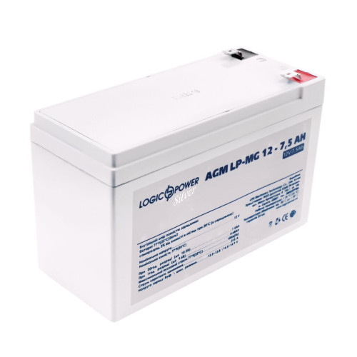 Купити Акумулятор мультигелевий LP-MG 12V - 7.5 Ah Silver