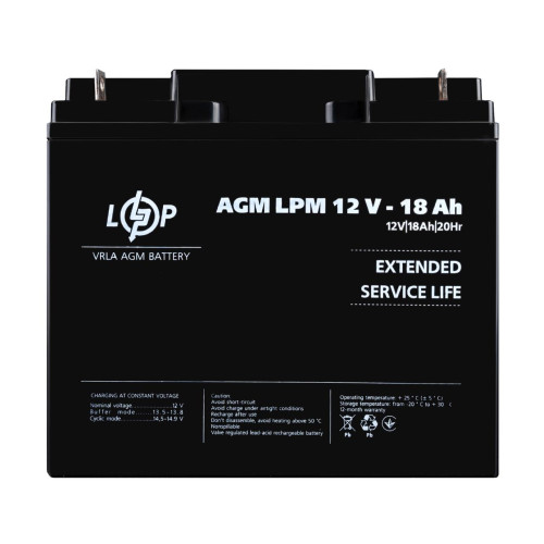 Купити Акумулятор AGM LPM 12V - 18 Ah