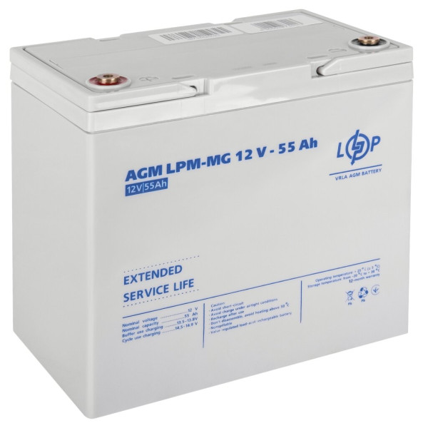 Купити Акумулятор мультигелевий LPM-MG 12V - 55 Ah