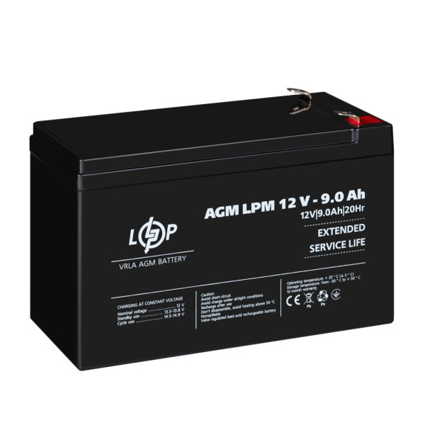 Купити Акумулятор AGM LPM 12V - 9 Ah