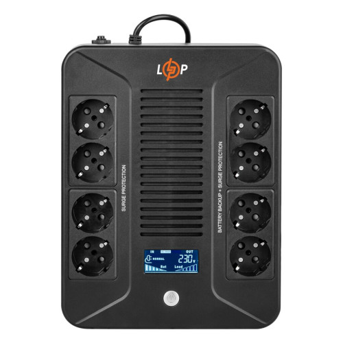 Купити Лінійно-інтерактивне ДБЖ LP-800VA-8PS (480Вт)