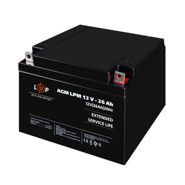 Купити Акумулятор AGM LPM 12V - 26 Ah