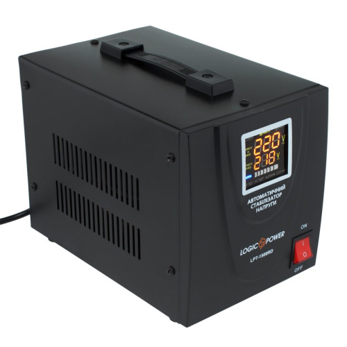 Купить Стабилизатор напряжения LPT-1500RD BLACK (1050W)