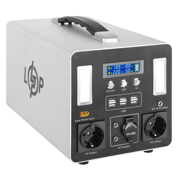 Купить Многофункциональная портативная зарядная станция LP CHARGER MPPT 1000 Max (1000W, 960Wh)